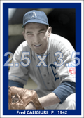 Fred Caligiuri - 1942 Philadelphia Athletics - choose a size & style