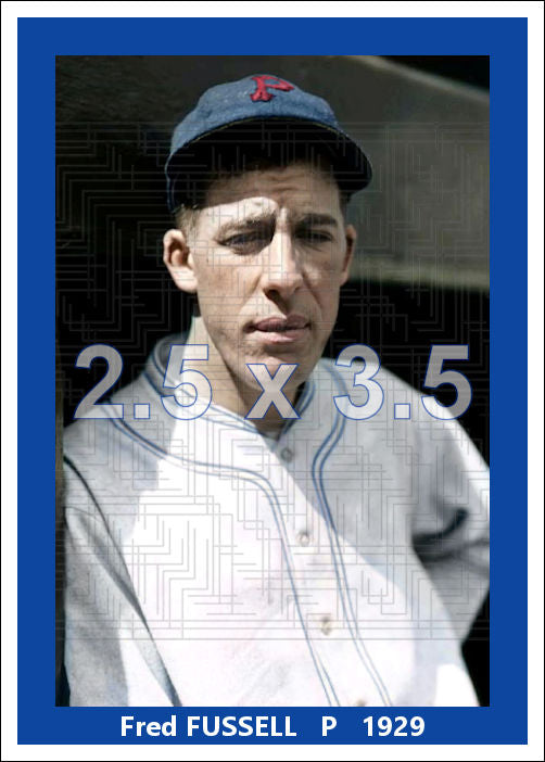 Fred Fussell - 1929 Pittsburgh Pirates - choose a size & style