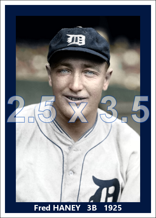 Fred Haney - 1925 Detroit Tigers - choose a size & style