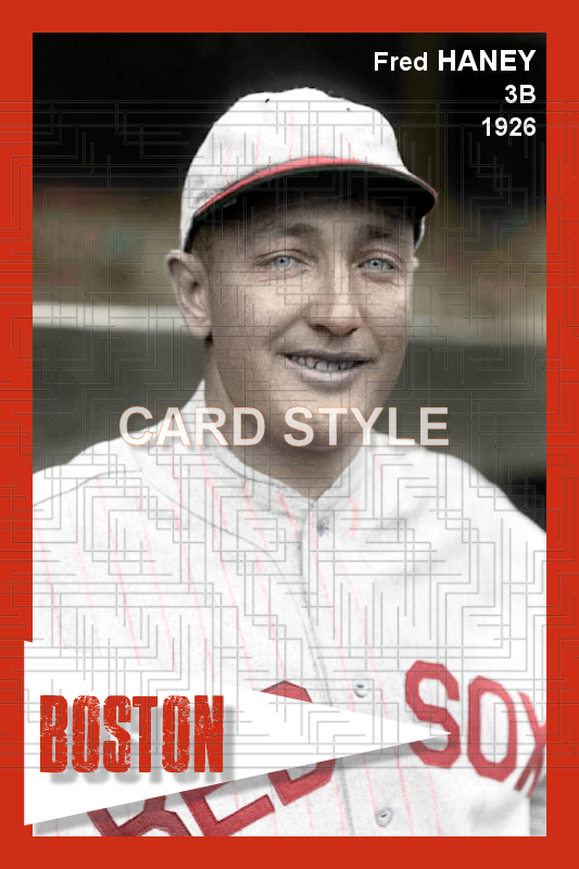 Fred Haney - 1926 Boston Red Sox - choose a size & style
