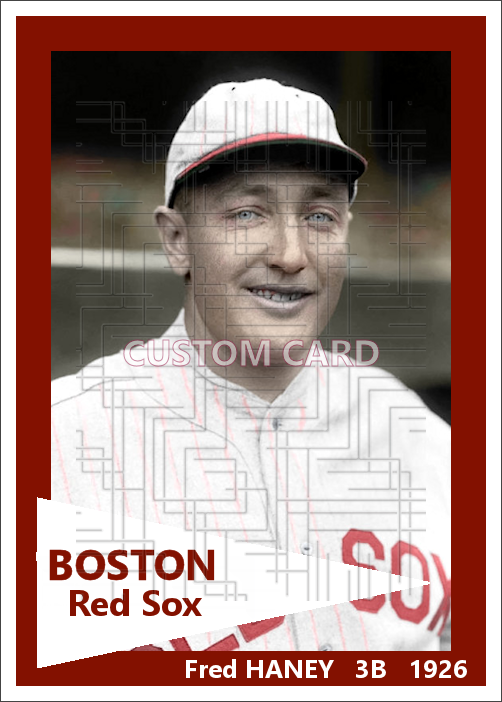 Fred Haney - 1926 Boston Red Sox - choose a size & style