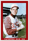 Fred Hatfield - 1958 Cincinnati Reds - choose a size & style