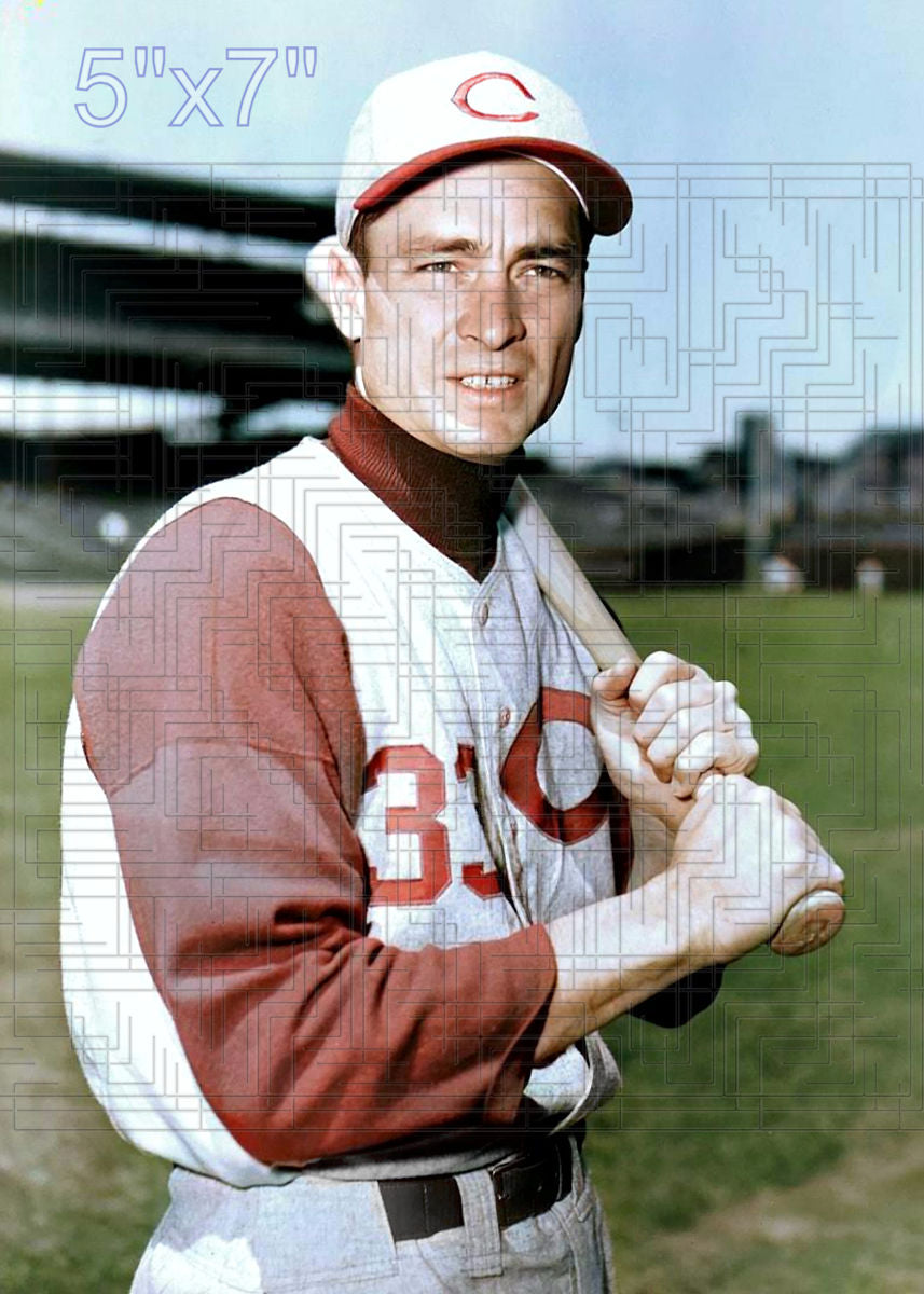 Fred Hatfield - 1958 Cincinnati Reds - choose a size & style