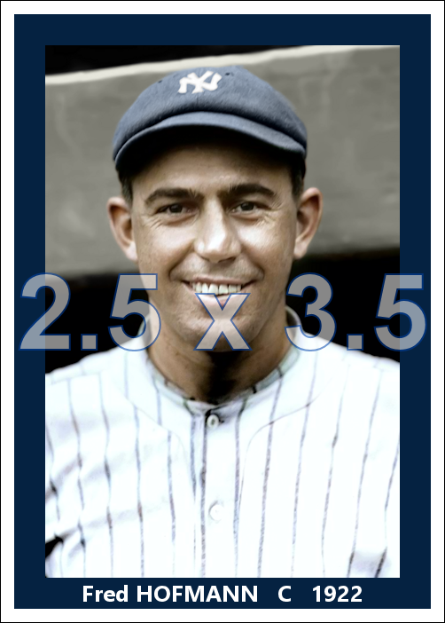 Fred Hofmann - 1922 New York Yankees - choose a size & style
