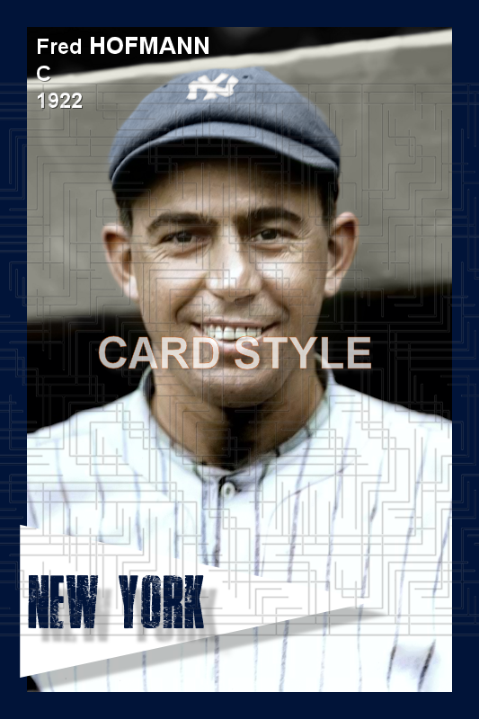 Fred Hofmann - 1922 New York Yankees - choose a size & style