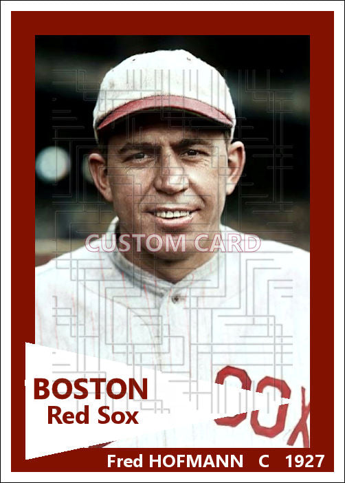 Fred Hofmann - 1927 Boston Red Sox - choose a size & style