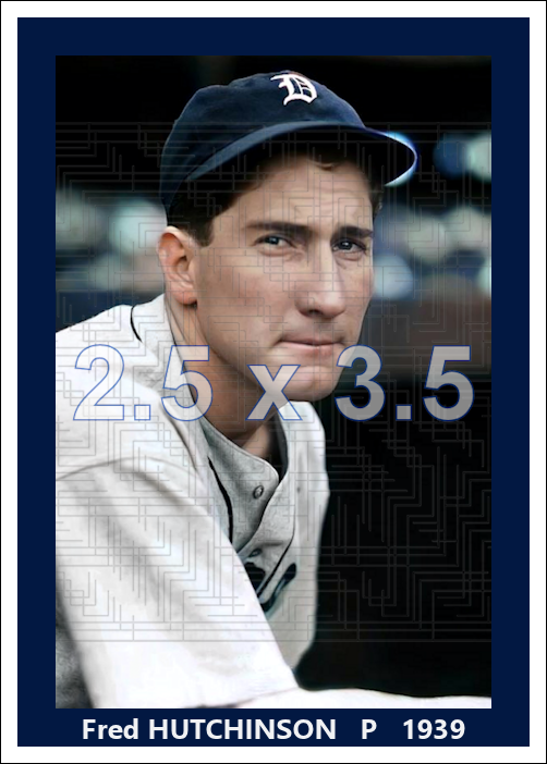 Fred Hutchinson - 1939 Detroit Tigers - choose a size & style