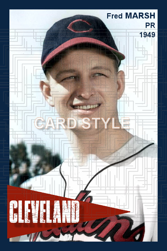Fred Marsh - 1949 Cleveland Indians - choose a size & style