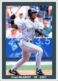 Fred McGriff - 2001 Tampa Bay Devil Rays - pose A - choose a size & style