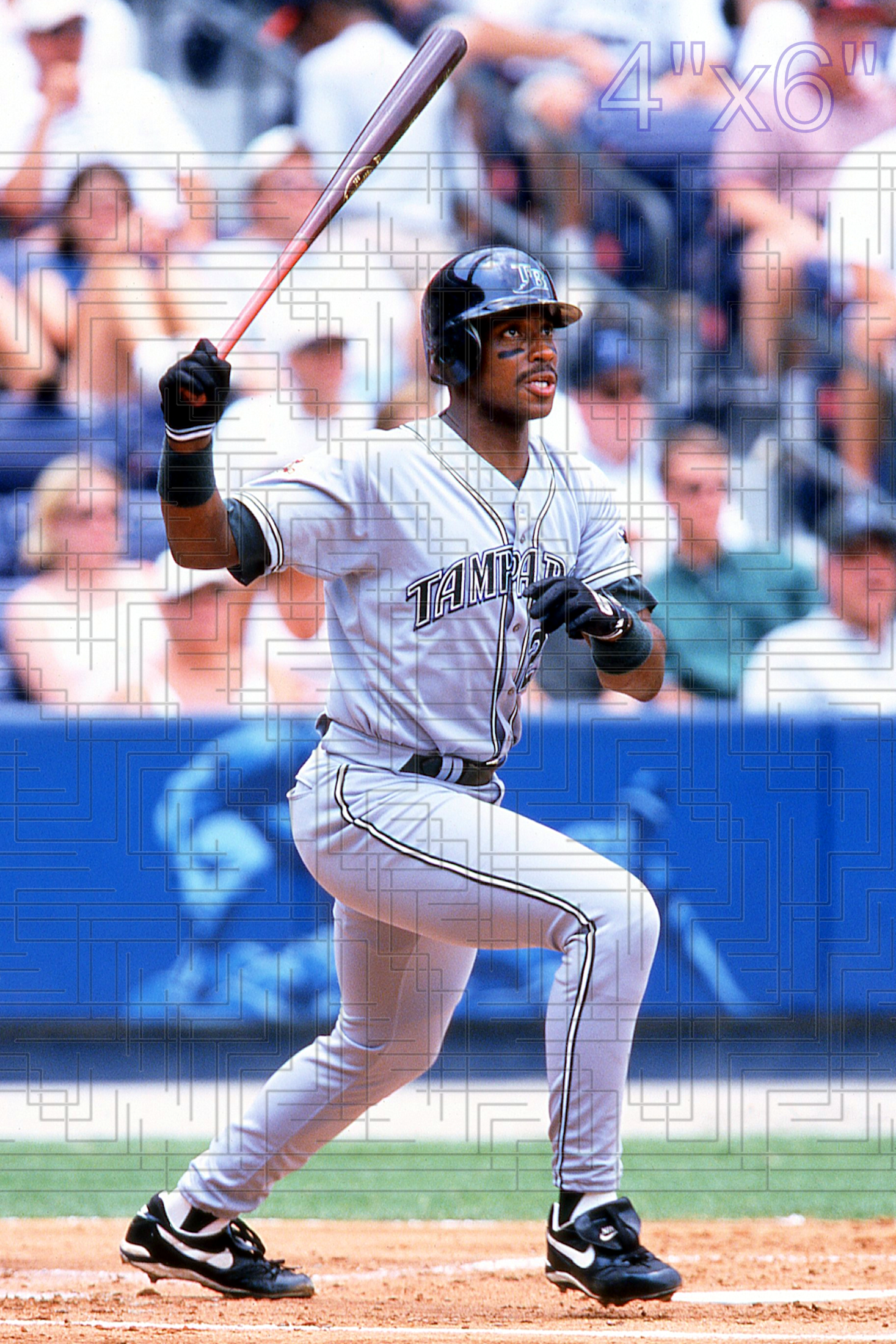 Fred McGriff - 2001 Tampa Bay Devil Rays - pose A - choose a size & style
