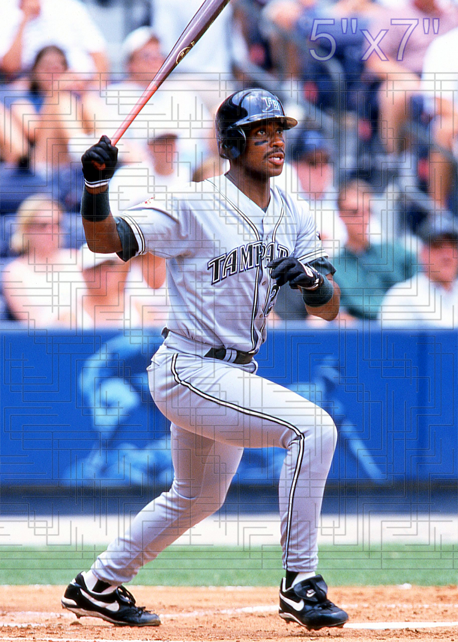 Fred McGriff - 2001 Tampa Bay Devil Rays - pose A - choose a size & style