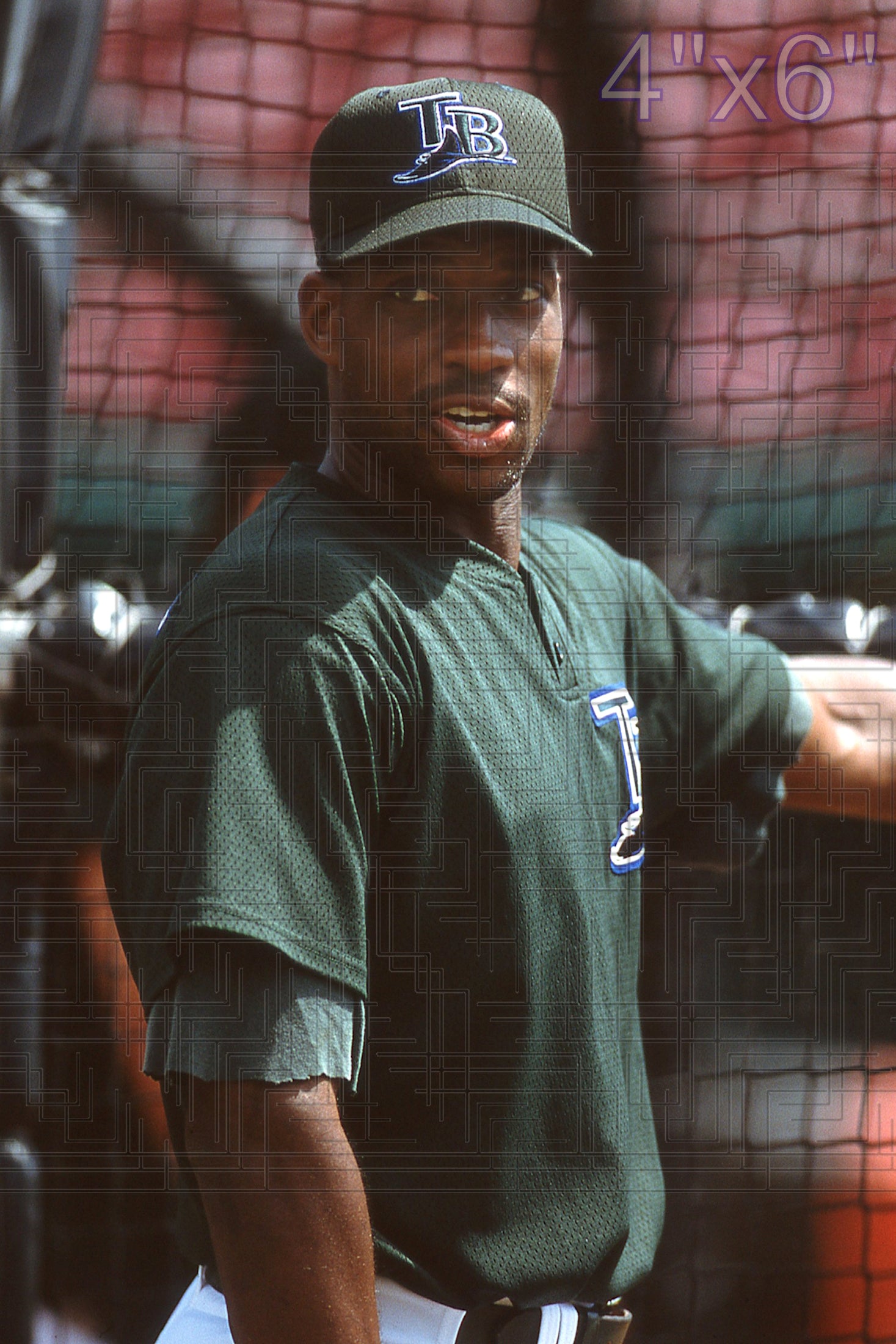 Fred McGriff - 2001 Tampa Bay Devil Rays - pose B - choose a size & style