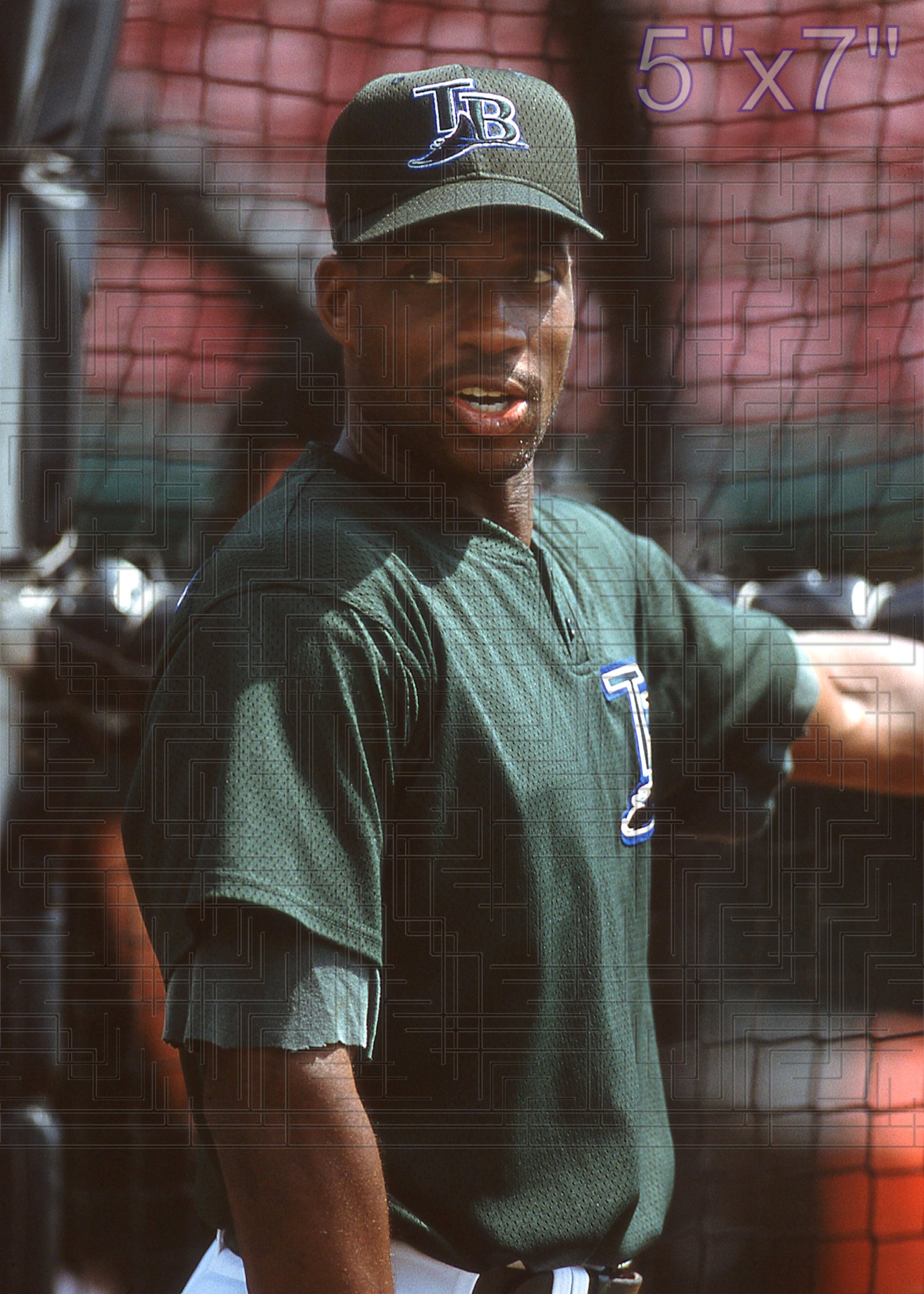 Fred McGriff - 2001 Tampa Bay Devil Rays - pose B - choose a size & style