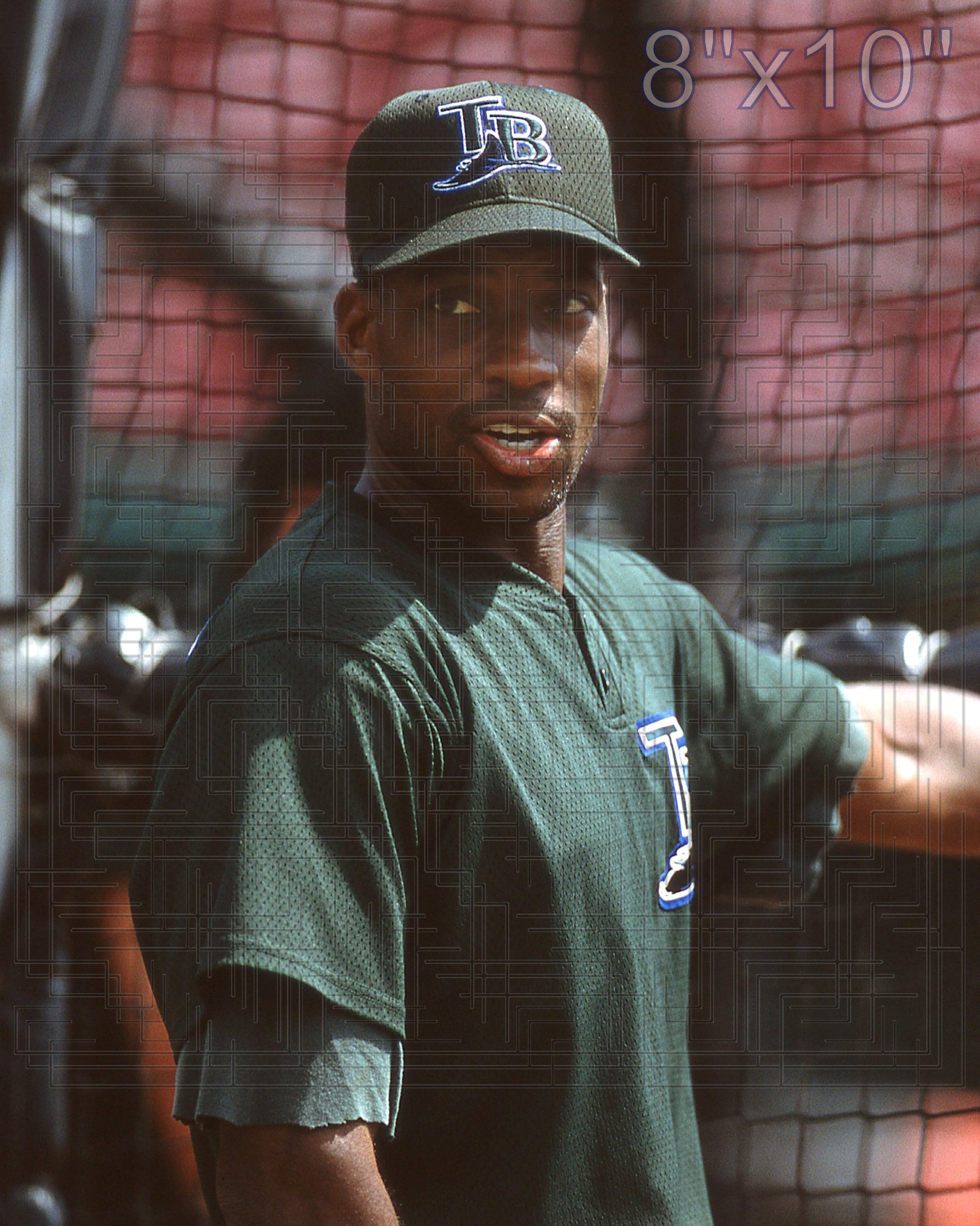 Fred McGriff - 2001 Tampa Bay Devil Rays - pose B - choose a size & style