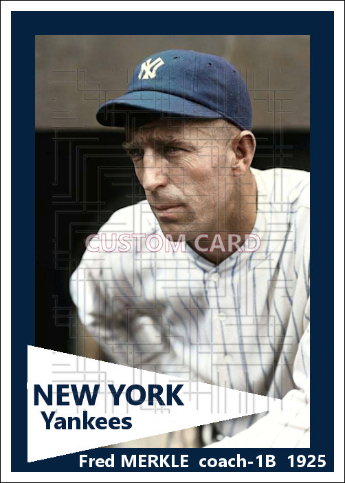 Fred Merkle - 1925 New York Yankees - choose a size & style