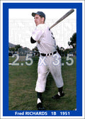 Fred Richards - 1951 Chicago Cubs - choose a size & style