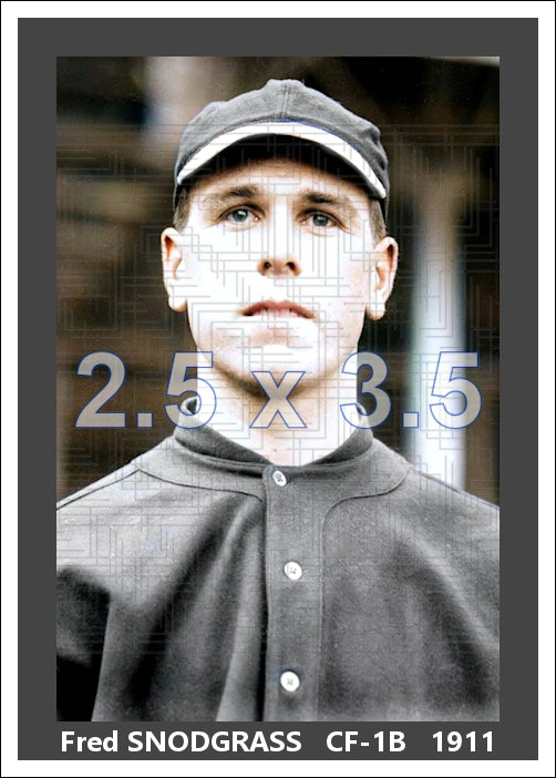 Fred Snodgrass - 1911 New York Giants - choose a size & style