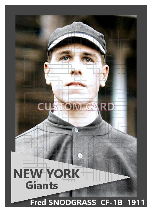 Fred Snodgrass - 1911 New York Giants - choose a size & style
