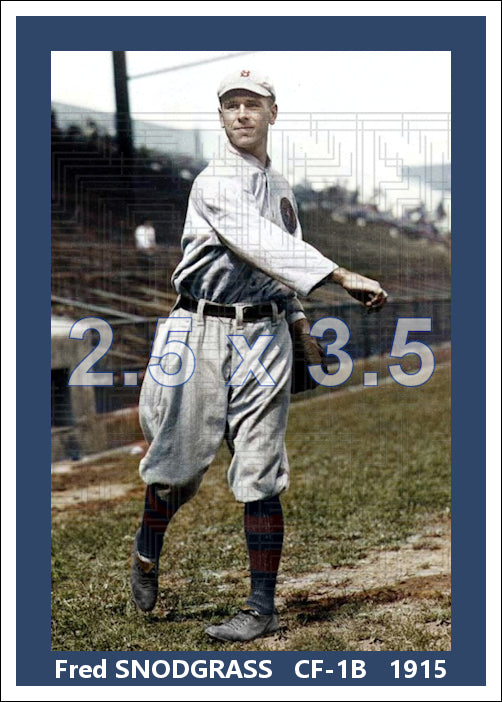 Fred Snodgrass - 1915 Boston Braves - choose a size & style