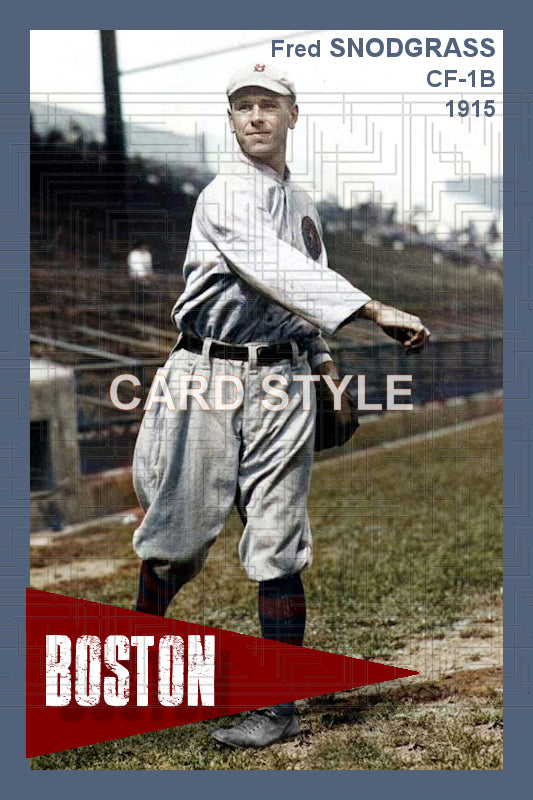 Fred Snodgrass - 1915 Boston Braves - choose a size & style