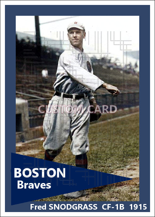 Fred Snodgrass - 1915 Boston Braves - choose a size & style
