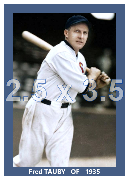 Fred Tauby - 1935 Chicago White Sox - choose a size & style