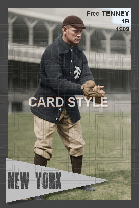 Fred Tenney - 1909 New York Giants - choose a size & style