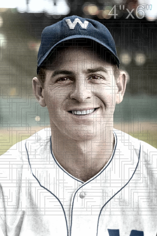 Fred Vaughn - 1944-45 Washington Senators - choose a size & style