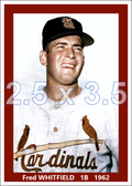 Fred Whitfield - 1962 St. Louis Cardinals - choose a size & style