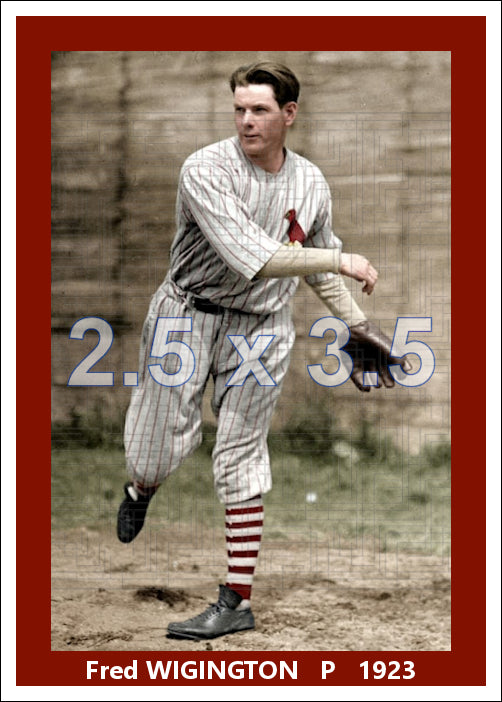 Fred Wigington - 1923 St. Louis Cardinals - choose a size & style