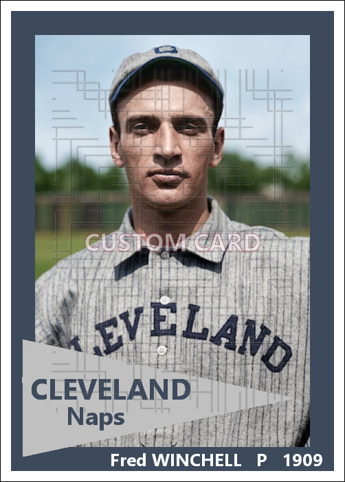 Fred Winchell - 1909 Cleveland Naps - choose a size & style