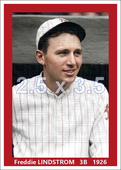 Freddie Lindstrom - 1926 New York Giants - choose a size & style