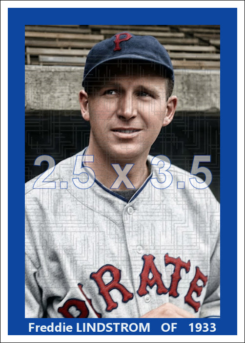 Freddie Lindstrom - 1933 Pittsburgh Pirates - choose a size & style