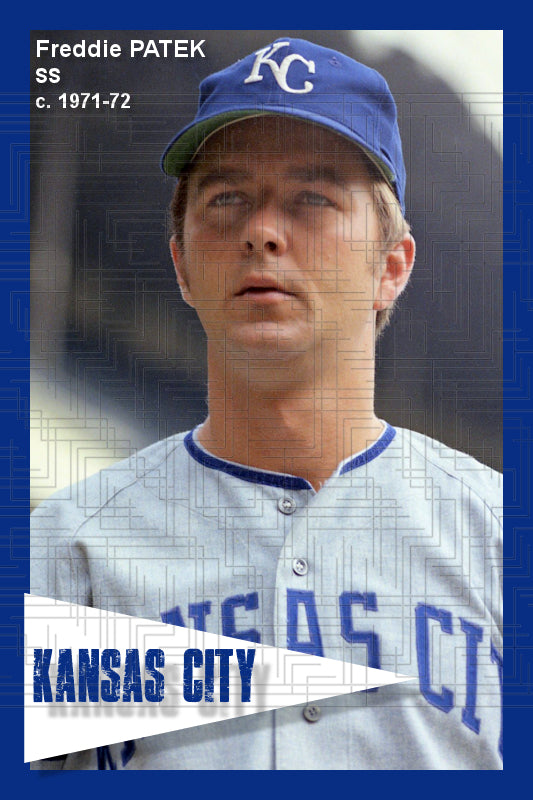 Freddie Patek - 1971-72 Kansas City Royals - choose a size & style