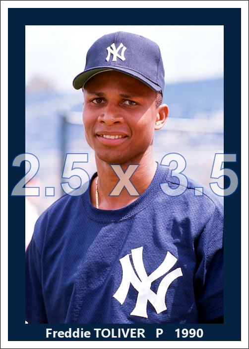 Freddie Toliver - 1981 New York Yankees - choose a size & style