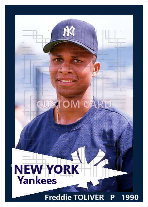 Freddie Toliver - 1981 New York Yankees - choose a size & style