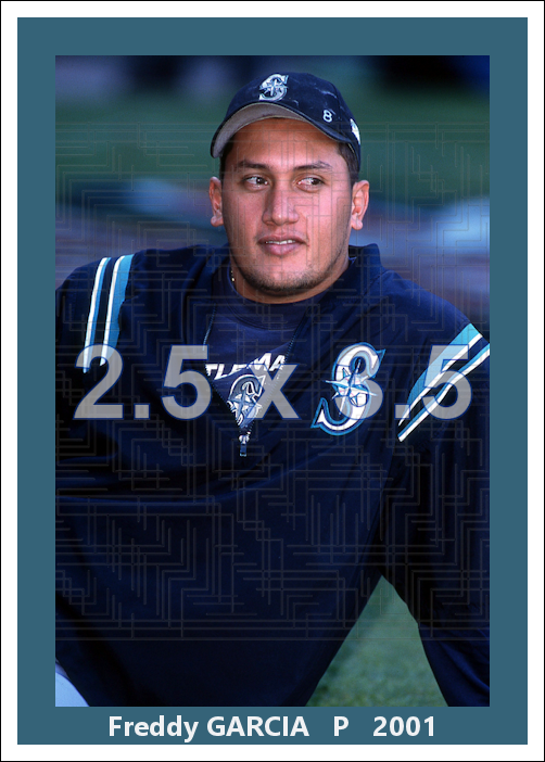 Freddy Garcia - 2001 Seattle Mariners - choose a size & style