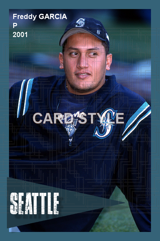 Freddy Garcia - 2001 Seattle Mariners - choose a size & style