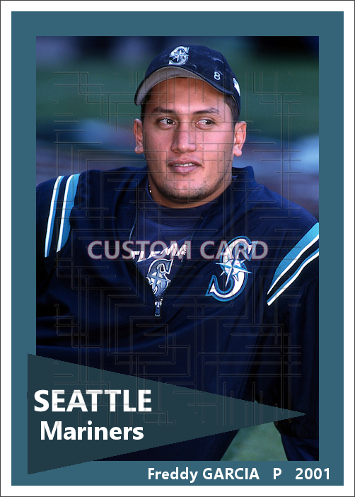 Freddy Garcia - 2001 Seattle Mariners - choose a size & style