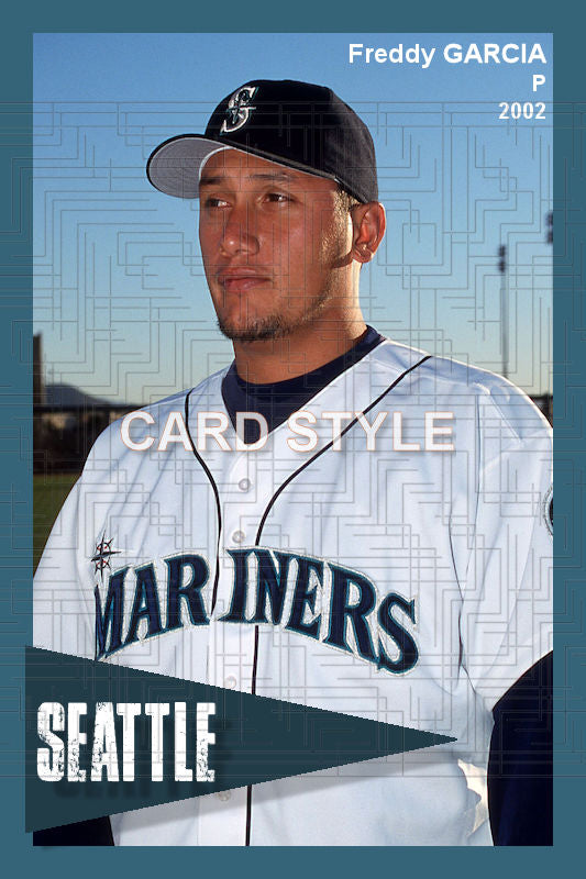 Freddy Garcia - 2002 Seattle Mariners - choose a size & style