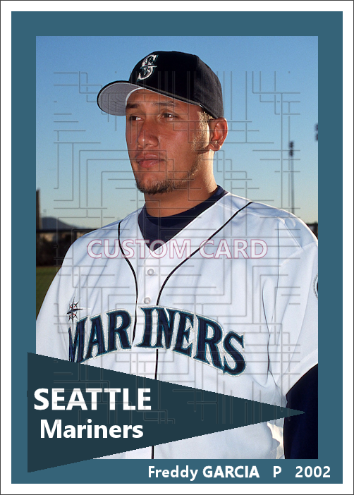 Freddy Garcia - 2002 Seattle Mariners - choose a size & style