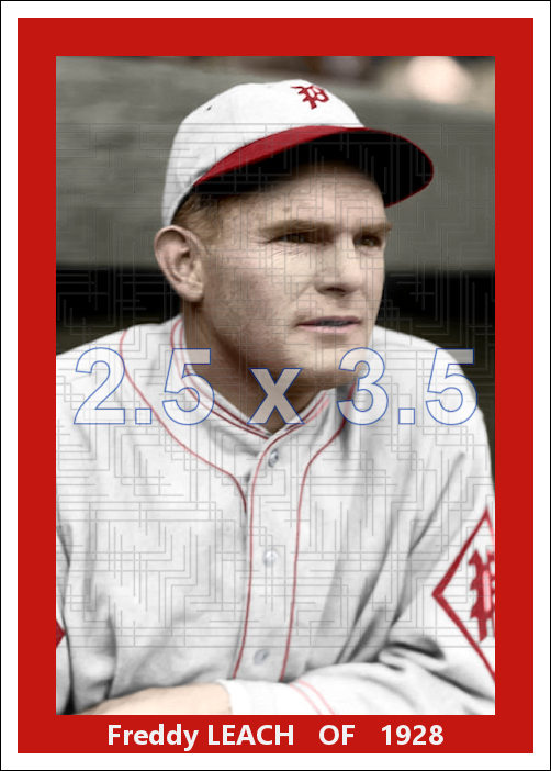 Freddy Leach - 1928 Philadelphia Phillies - choose a size & style