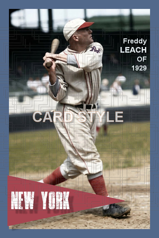 Freddy Leach - 1929 New York Giants - choose a size & style