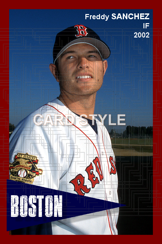 Freddy Sanchez - 2002 Boston Red Sox - choose a size & style