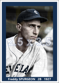 Freddy Spurgeon - 1927 Cleveland Indians - choose a size & style