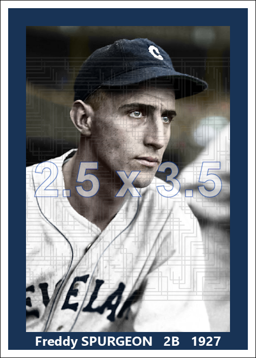 Freddy Spurgeon - 1927 Cleveland Indians - choose a size & style