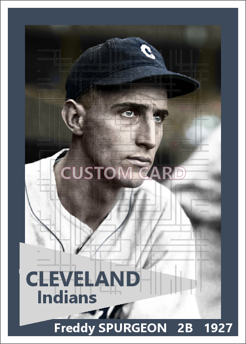 Freddy Spurgeon - 1927 Cleveland Indians - choose a size & style