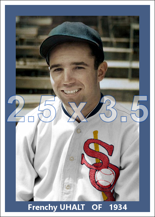 Frenchy Uhalt - 1934 Chicago White Sox - choose a size & style