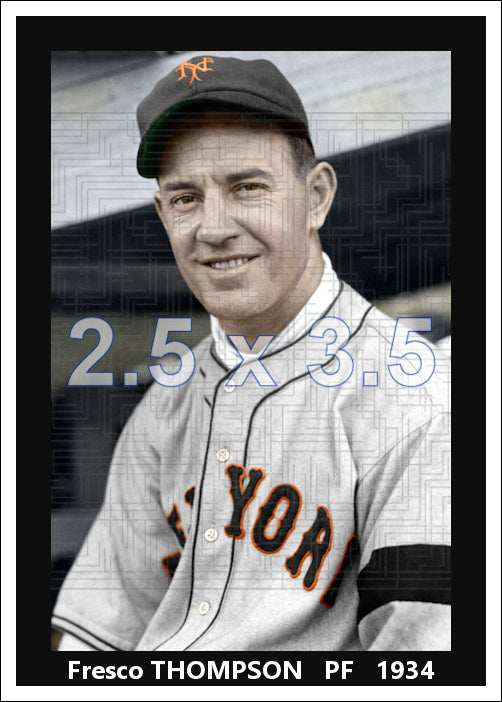 Fresco Thompson - 1934 New York Giants - choose a size & style
