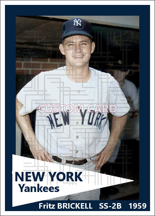 Fritz Brickell - 1959 New York Yankees - choose a size & style